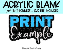 Load image into Gallery viewer, Print Example - For Mock Up