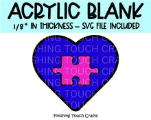 Load image into Gallery viewer, Heart with Puzzle Piece