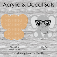 Load image into Gallery viewer, Sitting Elephant (Glasses)