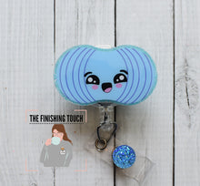 Load image into Gallery viewer, Peanut Ball Blue w/ Face