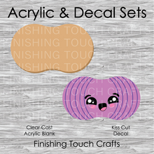 Load image into Gallery viewer, Peanut Ball Purple w/ Face