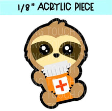 Load image into Gallery viewer, Sloth Holding Coffee