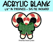 Load image into Gallery viewer, Candy Canes Bow