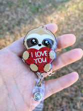 Load image into Gallery viewer, Sloth Holding Heart
