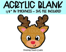 Load image into Gallery viewer, Reindeer Face