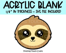 Load image into Gallery viewer, Sloth Face