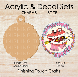 Professional Yapper Charm Set of 4