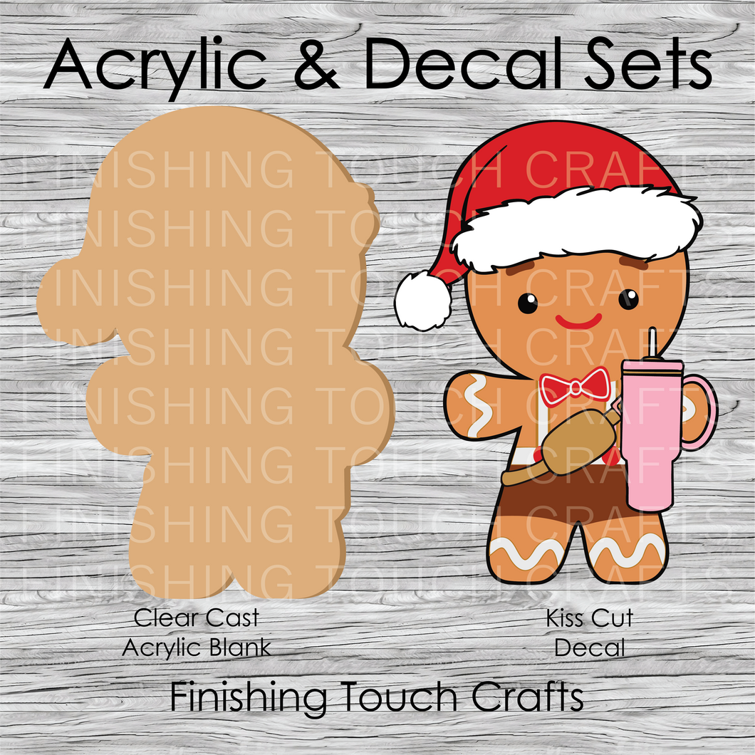 Bougie Gingerbread Man