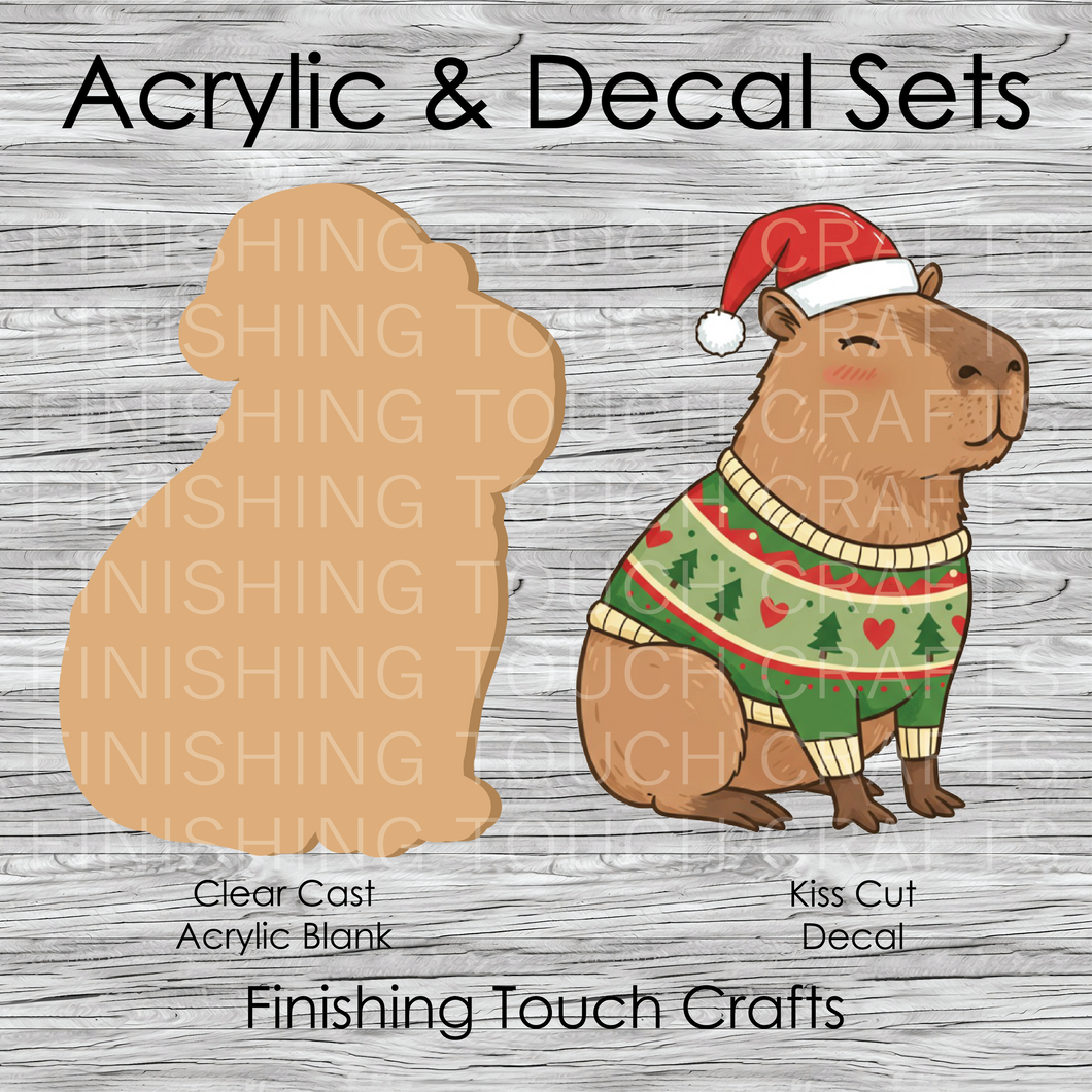 Capybara Santa