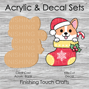 Corgi in Stocking