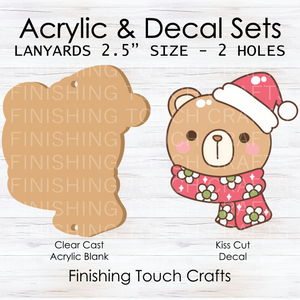 Festive Bear Lanyard