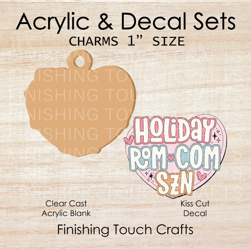 Holiday Rom Com Szn Charm Set of 4