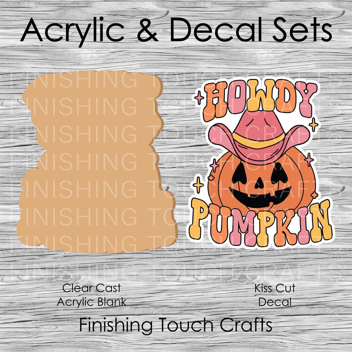 Howdy Pumpkin – Finishing Touch Crafts, LLC