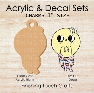 Lightbulb Charm Set of 4
