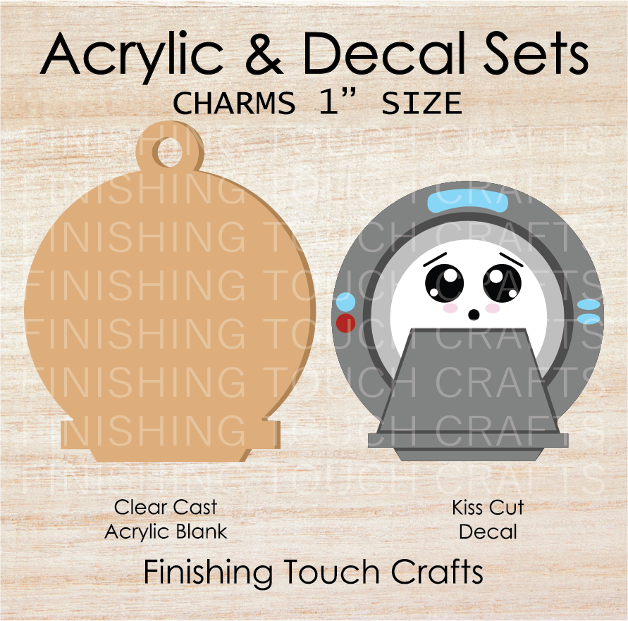 MRI Machine Charm Set of 4