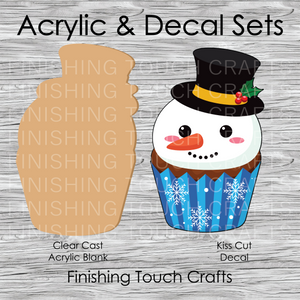 Snowman Cupcake