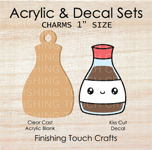 Soy Sauce Charm Set of 4