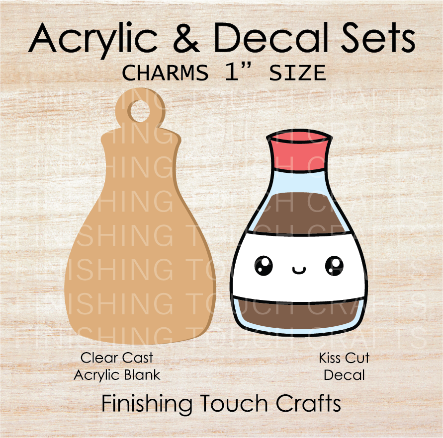 Soy Sauce Charm Set of 4