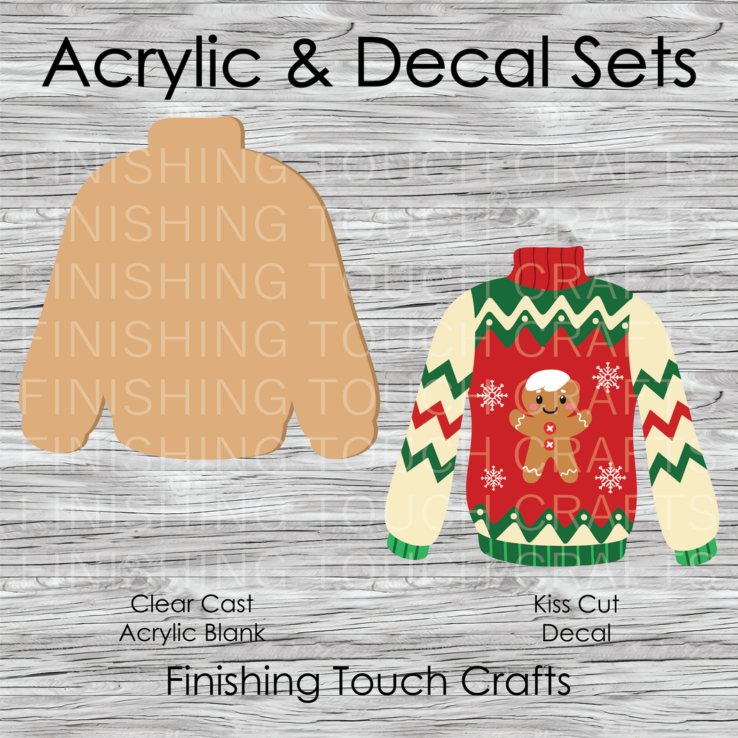 Ugly Sweater Gingerbread Man