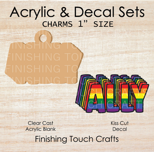 Ally Charm Set of 4