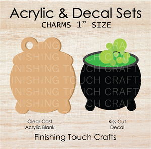 Cauldron Charm Set of 4
