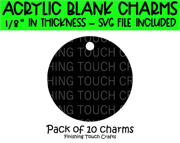 Circle Charm - 10 Pack