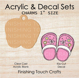 Clogs Charm Set of 4