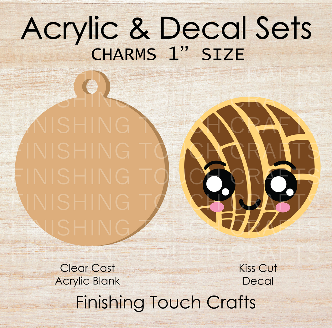 Concha Chocolate Charm Set of 4