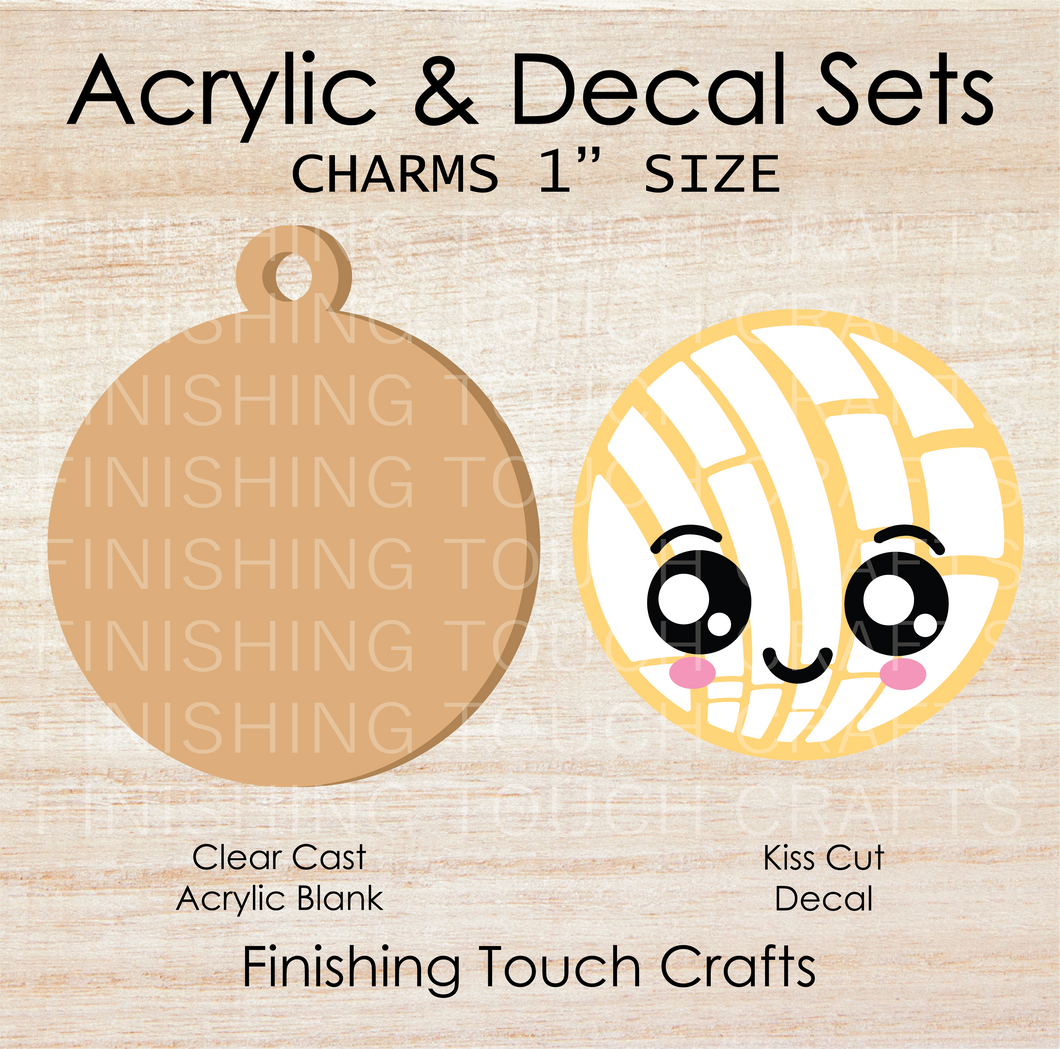 Concha Vanilla Charm Set of 4