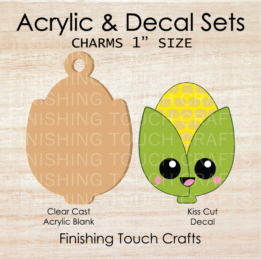 Corn Charm Set of 4