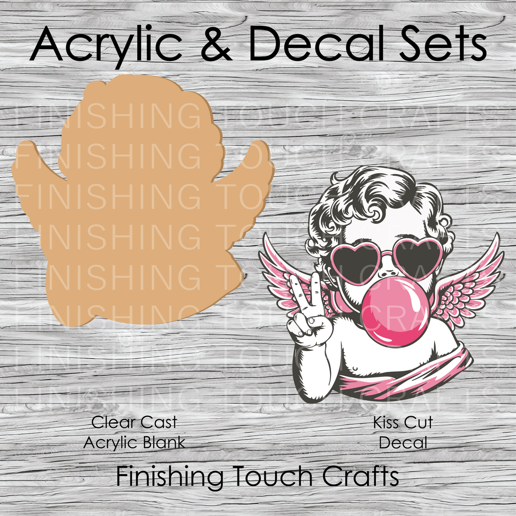 Cupid Blowing Bubblegum