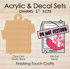 Do Not Disturb Smut Charm Set of 4