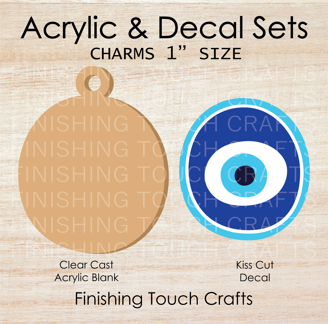 Evil Eye Charm Set of 4