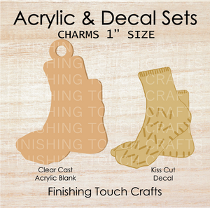 Hospital Socks Charm Set of 4