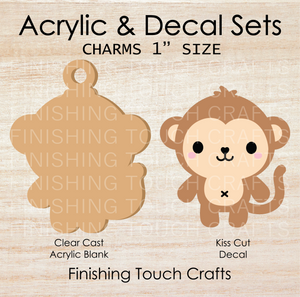 Monkey Charm Set of 4