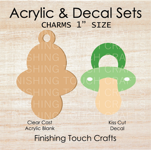 Pacifier Charm Set of 4