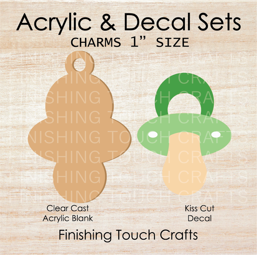 Pacifier Charm Set of 4