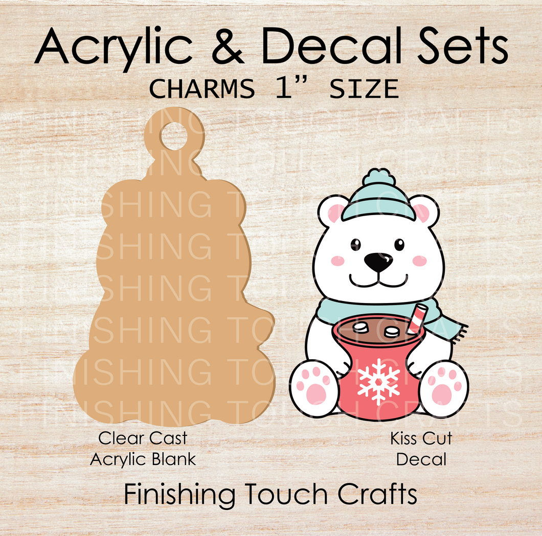 Polar Bear Hot Cocoa Set of 4