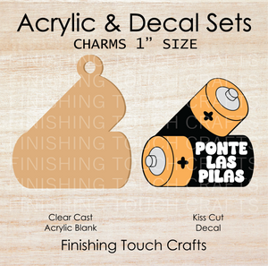 Ponte Las Pillas Charm Set of 4