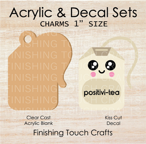 Positivi-tea Charm Set of 4