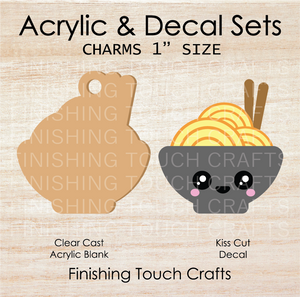 Ramen Bowl Charm Set of 4