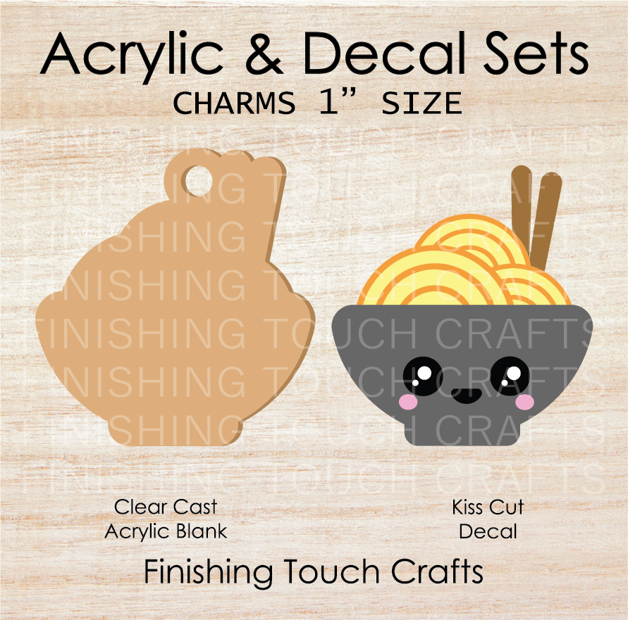 Ramen Bowl Charm Set of 4