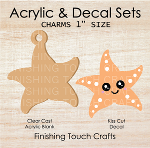 Starfish Charm Set of 4