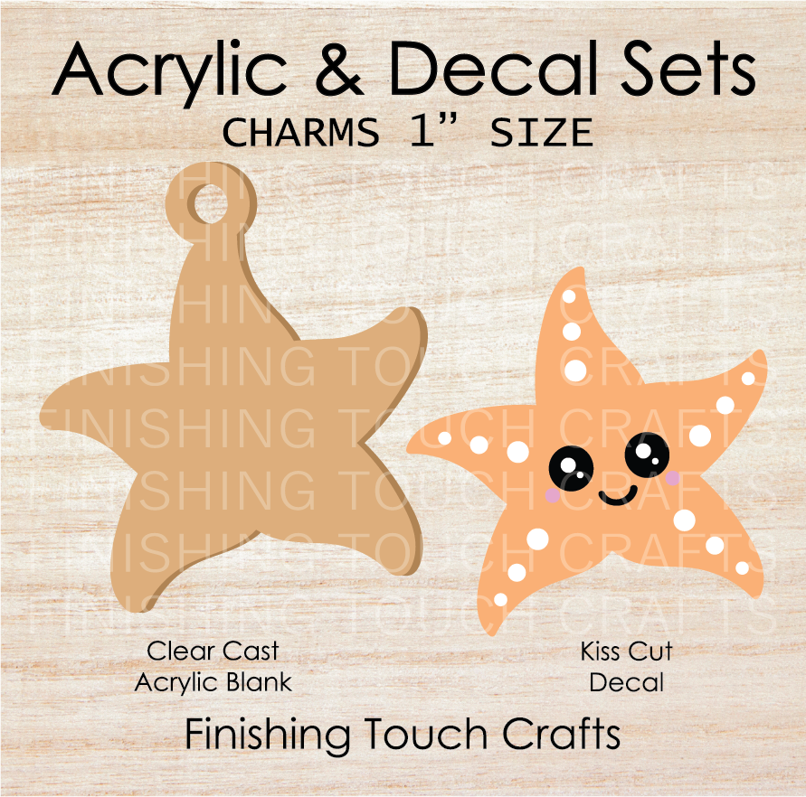 Starfish Charm Set of 4