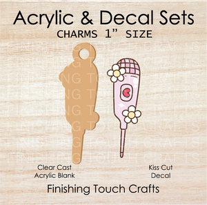 Thermometer Charm Set of 4