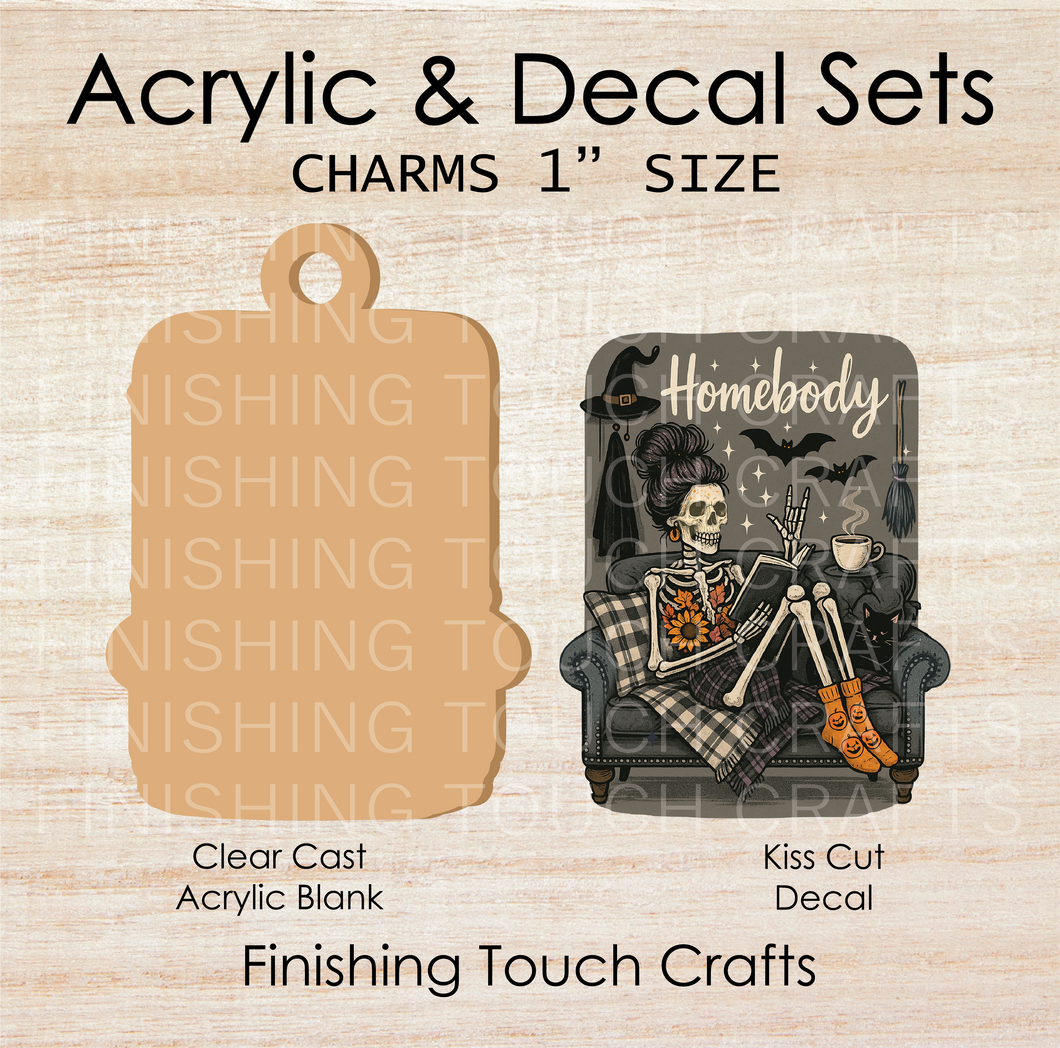 Witchy Homebody Charm Set of 4