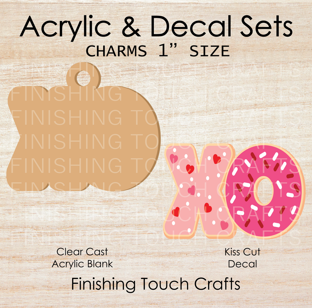 XO Cookie Charm Set of 4