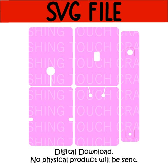 Packaging Card Template Bundle SVG