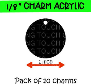 Circle Charm - 10 Pack