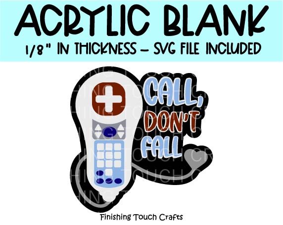 Call Don't Fall Sticker Call, Don't Fall – Finishing Touch Crafts, LLC